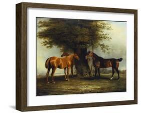 Hunters at Grass, 1801-Benjamin Marshall-Framed Giclee Print