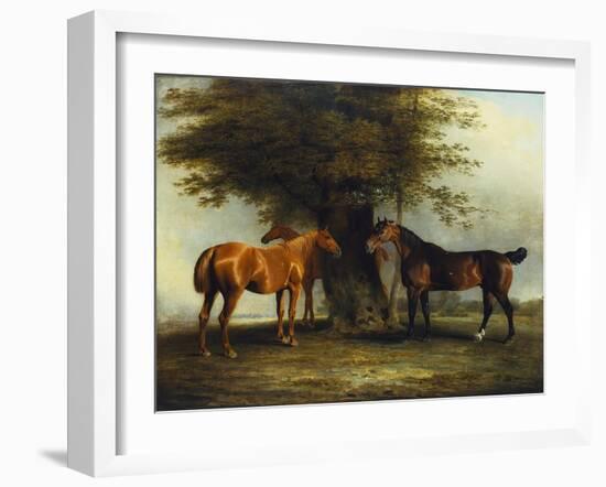 Hunters at Grass, 1801-Benjamin Marshall-Framed Giclee Print