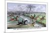 Hunters Clear the Ditch-Henry Thomas Alken-Mounted Art Print