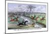 Hunters Clear the Ditch-Henry Thomas Alken-Mounted Art Print