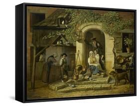 Hunters Dwelling-Henri Voordecker-Framed Stretched Canvas