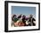 Hunters from Sagsai Sum, Bechik, Tek and Khalbek, Golden Eagle Festival, Mongolia-Amos Nachoum-Framed Photographic Print