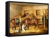 Hunters in a Stable with a Groom, 1809-Thomas Weaver-Framed Stretched Canvas