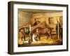 Hunters in a Stable with a Groom, 1809-Thomas Weaver-Framed Giclee Print