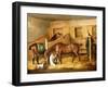 Hunters in a Stable with a Groom, 1809-Thomas Weaver-Framed Giclee Print