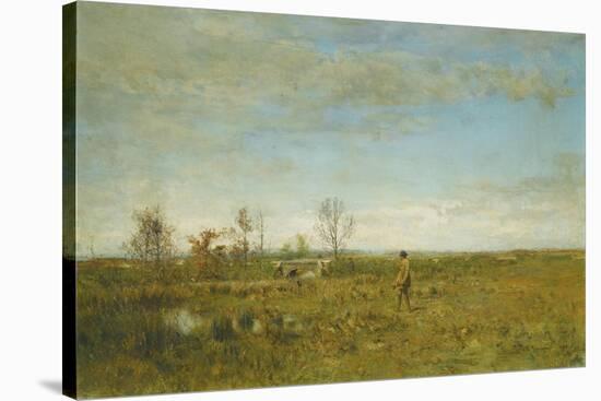 Hunters in Pont Long-Ivan Pavlovich Pokhitonov-Stretched Canvas