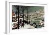 Hunters in the Snow - Detail-Pieter Breughel the Elder-Framed Art Print