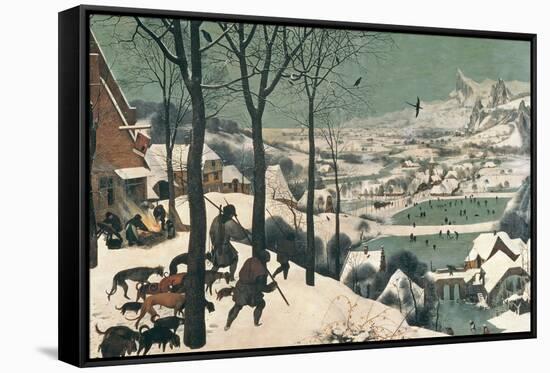 Hunters in the Snow, February, 1565-Pieter Bruegel the Elder-Framed Stretched Canvas
