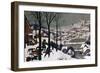 Hunters in the Snow, February, 1565-Pieter Bruegel the Elder-Framed Giclee Print