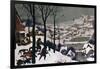 Hunters in the Snow, February, 1565-Pieter Bruegel the Elder-Framed Giclee Print