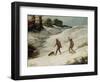 Hunters in the Snow or the Poachers-Gustave Courbet-Framed Giclee Print