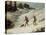 Hunters in the Snow or the Poachers-Gustave Courbet-Stretched Canvas