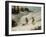 Hunters in the Snow or the Poachers-Gustave Courbet-Framed Giclee Print