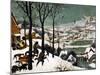 Hunters in the Snow (Winte), 1565-Pieter Bruegel the Elder-Mounted Giclee Print