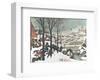 Hunters in the Snow-Pieter Bruegel the Elder-Framed Art Print