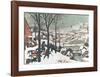 Hunters in the Snow-Pieter Bruegel the Elder-Framed Art Print