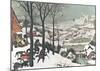 Hunters in the Snow-Pieter Bruegel the Elder-Mounted Art Print