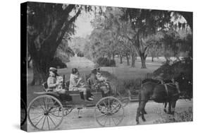 Hunters, Medway Plantation for the Annual Sidney Legendre Hunt, South Carolina, 1938-Alfred Eisenstaedt-Stretched Canvas