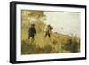 Hunters on Mound, 1889-Guglielmo Micheli-Framed Giclee Print