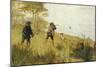 Hunters on Mound, 1889-Guglielmo Micheli-Mounted Giclee Print