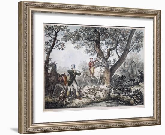 Hunters-Antoine Charles Horace Vernet-Framed Giclee Print