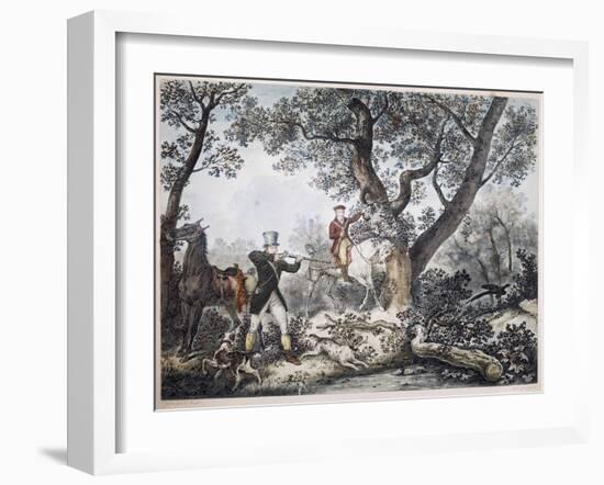 Hunters-Antoine Charles Horace Vernet-Framed Giclee Print