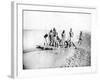 Hunting a Crocodile, Nubia, Egypt, 1887-Henri Bechard-Framed Giclee Print