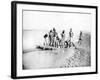 Hunting a Crocodile, Nubia, Egypt, 1887-Henri Bechard-Framed Giclee Print