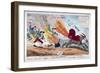 Hunting a Mare, 1819-George Cruikshank-Framed Giclee Print