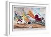 Hunting a Mare, 1819-George Cruikshank-Framed Giclee Print