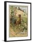 Hunting a Panther-null-Framed Giclee Print