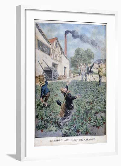 Hunting Accident, 1900-Oswaldo Tofani-Framed Giclee Print