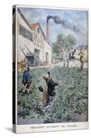Hunting Accident, 1900-Oswaldo Tofani-Stretched Canvas