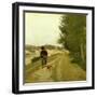Hunting Along Banks of Arno in Florence-null-Framed Giclee Print