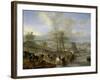 Hunting and Fishing Party, 1660-1662-Philips Wouwerman-Framed Giclee Print
