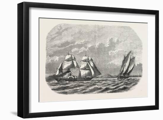 Hunting and Taking the Menschikoff the Russian Vessel-null-Framed Giclee Print