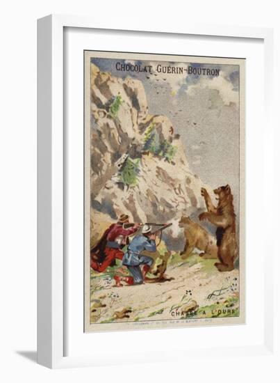 Hunting Bears-null-Framed Giclee Print
