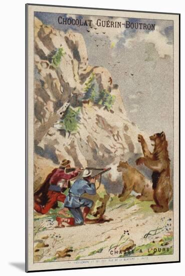 Hunting Bears-null-Mounted Giclee Print