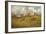 Hunting below the ruins at Knepp (Sussex) Castle-John King-Framed Premium Giclee Print