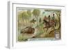 Hunting Bison in a Swamp-null-Framed Giclee Print