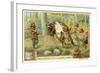Hunting Bison in Ancient Germany-null-Framed Giclee Print