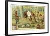 Hunting Bison in Ancient Germany-null-Framed Giclee Print