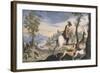 Hunting Deer and Wild Boar-Giovanni Francesco Barbieri-Framed Giclee Print