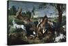 Hunting Deer-Frans Snyders-Stretched Canvas