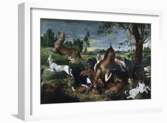 Hunting Deer-Frans Snyders-Framed Giclee Print