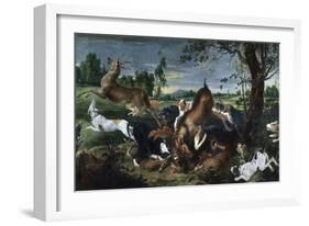 Hunting Deer-Frans Snyders-Framed Giclee Print