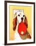 "Hunting Dog and Cap,"October 29, 1938-Jack Murray-Framed Giclee Print