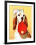 "Hunting Dog and Cap,"October 29, 1938-Jack Murray-Framed Giclee Print