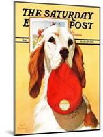 "Hunting Dog and Cap," Saturday Evening Post Cover, October 29, 1938-Jack Murray-Mounted Premium Giclee Print