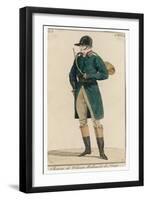 Hunting Dress 1813-null-Framed Art Print